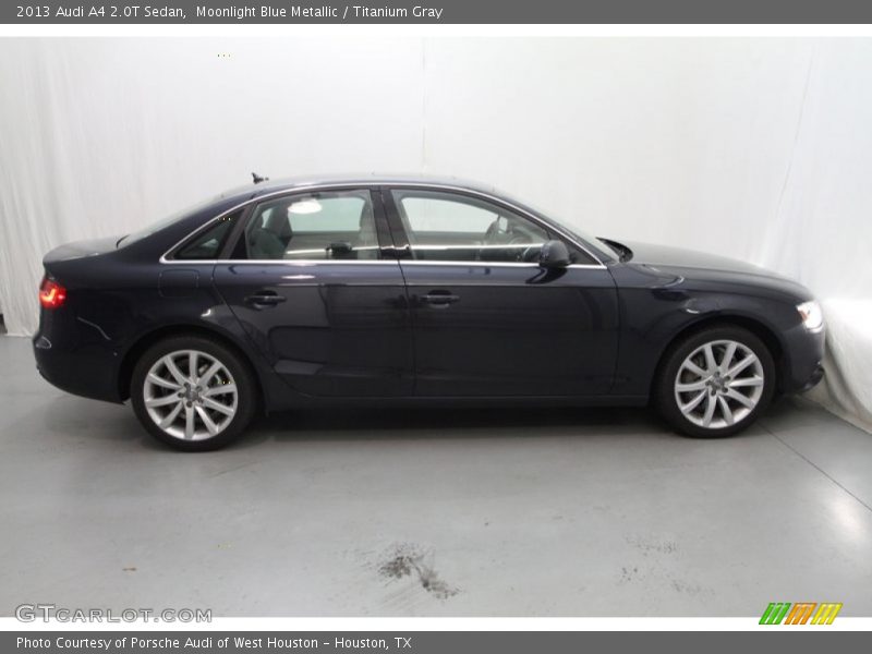 Moonlight Blue Metallic / Titanium Gray 2013 Audi A4 2.0T Sedan