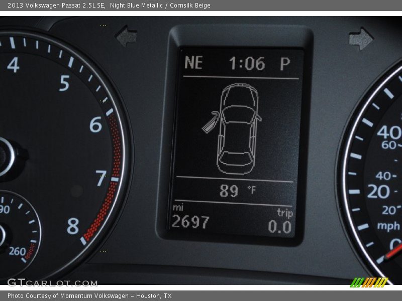 Night Blue Metallic / Cornsilk Beige 2013 Volkswagen Passat 2.5L SE