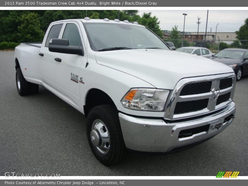 Front 3/4 View of 2013 3500 Tradesman Crew Cab 4x4 Dually