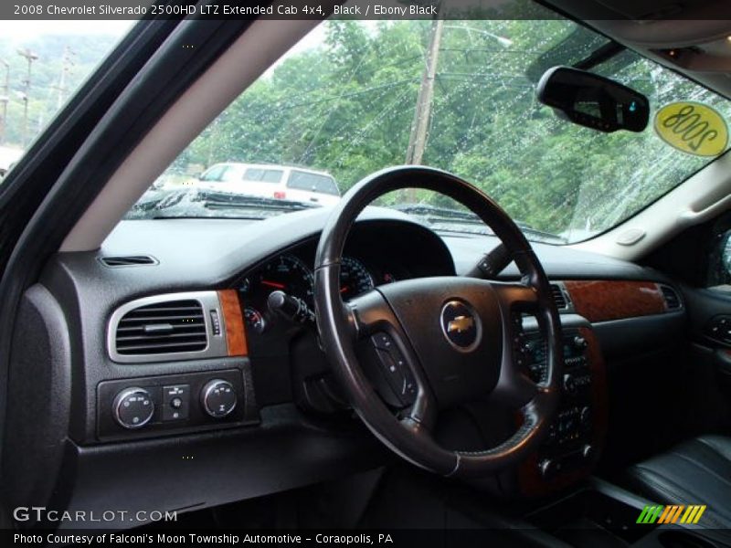 Black / Ebony Black 2008 Chevrolet Silverado 2500HD LTZ Extended Cab 4x4