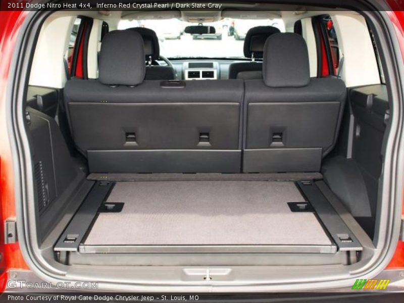 Inferno Red Crystal Pearl / Dark Slate Gray 2011 Dodge Nitro Heat 4x4