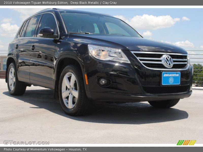Deep Black Metallic / Clay Gray 2010 Volkswagen Tiguan Wolfsburg Edition