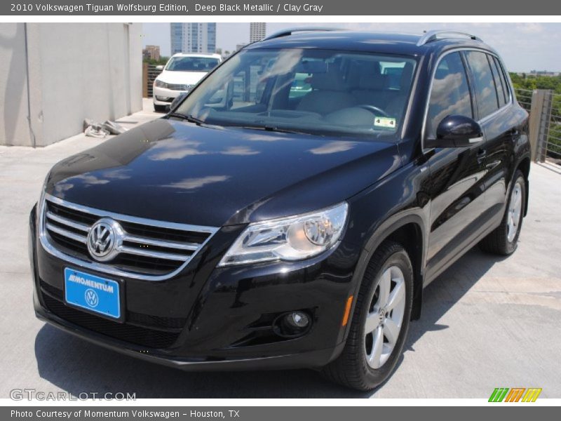 Deep Black Metallic / Clay Gray 2010 Volkswagen Tiguan Wolfsburg Edition