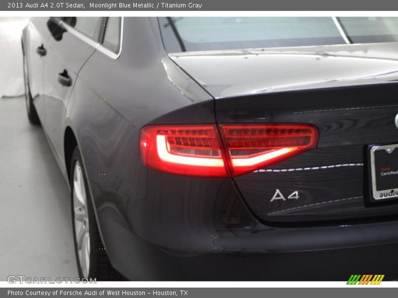 Moonlight Blue Metallic / Titanium Gray 2013 Audi A4 2.0T Sedan
