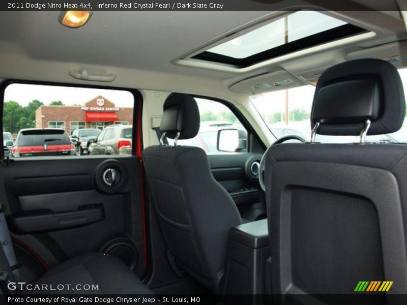 Inferno Red Crystal Pearl / Dark Slate Gray 2011 Dodge Nitro Heat 4x4
