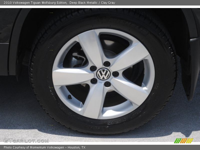 Deep Black Metallic / Clay Gray 2010 Volkswagen Tiguan Wolfsburg Edition
