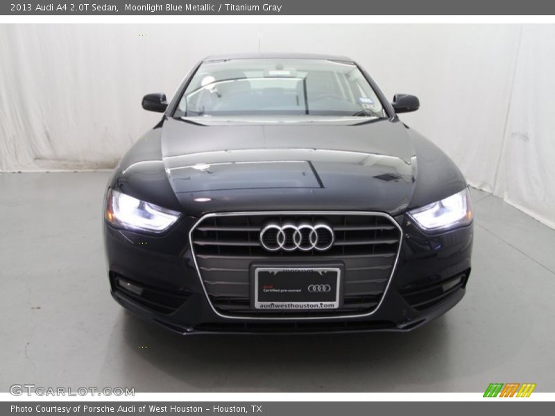 Moonlight Blue Metallic / Titanium Gray 2013 Audi A4 2.0T Sedan