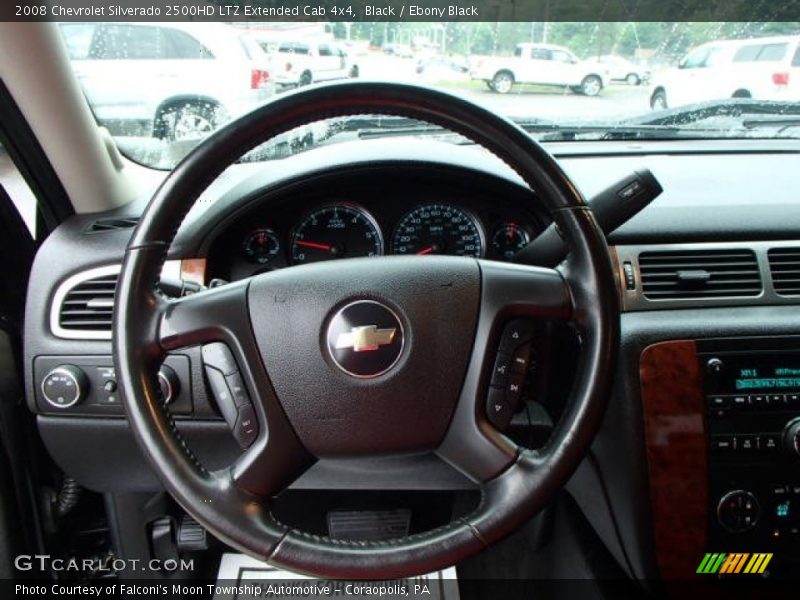 Black / Ebony Black 2008 Chevrolet Silverado 2500HD LTZ Extended Cab 4x4