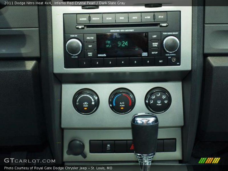 Inferno Red Crystal Pearl / Dark Slate Gray 2011 Dodge Nitro Heat 4x4