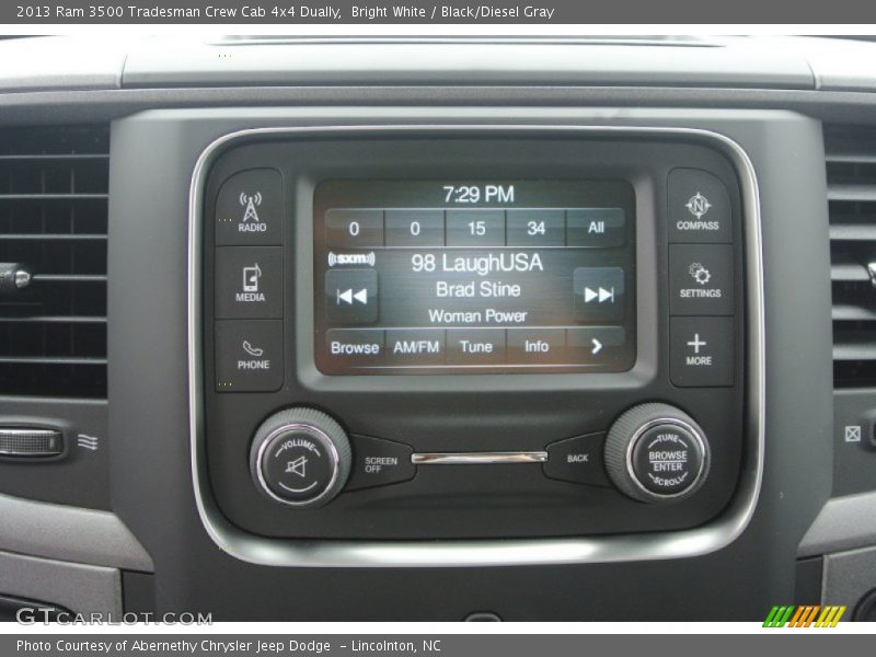 Bright White / Black/Diesel Gray 2013 Ram 3500 Tradesman Crew Cab 4x4 Dually