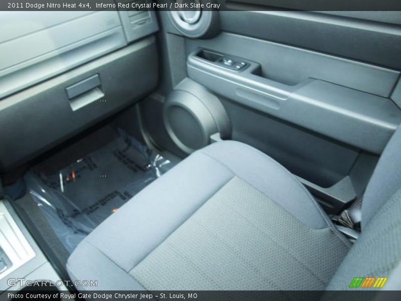 Inferno Red Crystal Pearl / Dark Slate Gray 2011 Dodge Nitro Heat 4x4