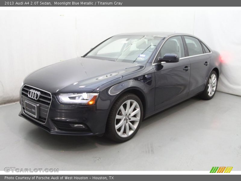Moonlight Blue Metallic / Titanium Gray 2013 Audi A4 2.0T Sedan
