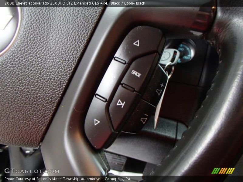 Black / Ebony Black 2008 Chevrolet Silverado 2500HD LTZ Extended Cab 4x4