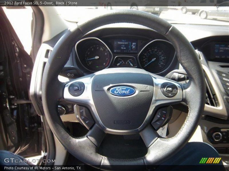Black / Stone 2012 Ford Focus SEL 5-Door