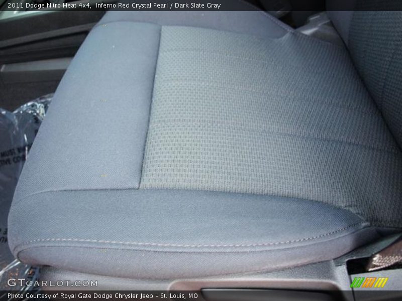 Inferno Red Crystal Pearl / Dark Slate Gray 2011 Dodge Nitro Heat 4x4