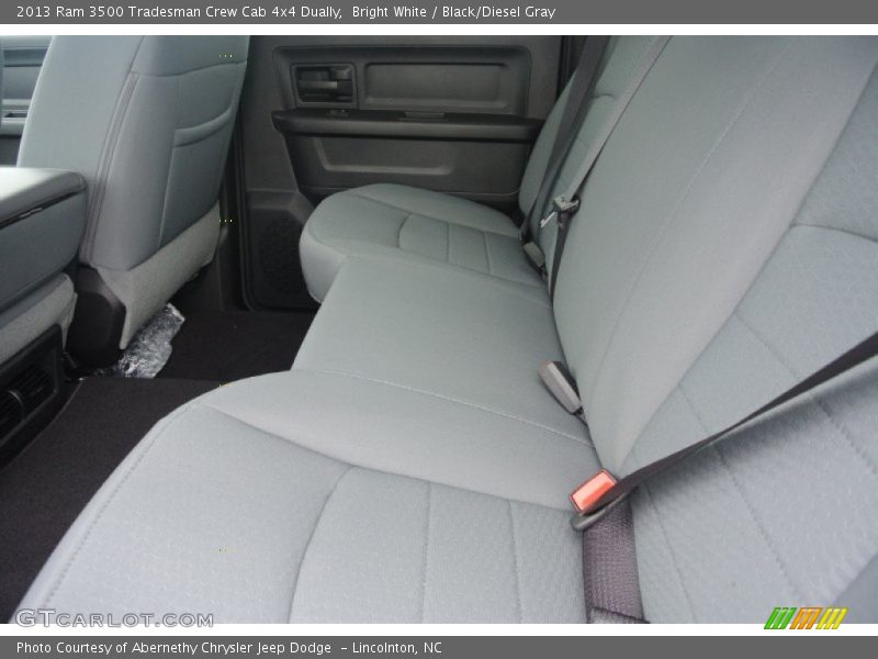 Bright White / Black/Diesel Gray 2013 Ram 3500 Tradesman Crew Cab 4x4 Dually