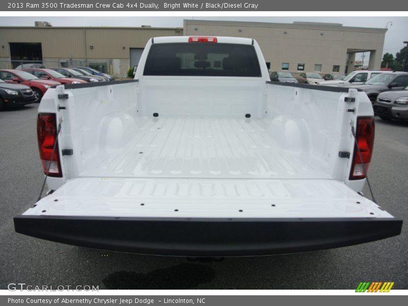 Bright White / Black/Diesel Gray 2013 Ram 3500 Tradesman Crew Cab 4x4 Dually
