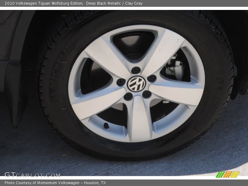 Deep Black Metallic / Clay Gray 2010 Volkswagen Tiguan Wolfsburg Edition
