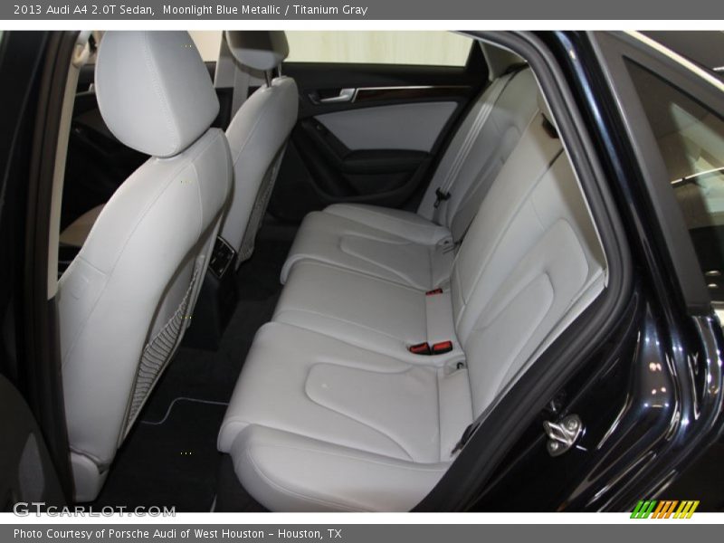 Moonlight Blue Metallic / Titanium Gray 2013 Audi A4 2.0T Sedan