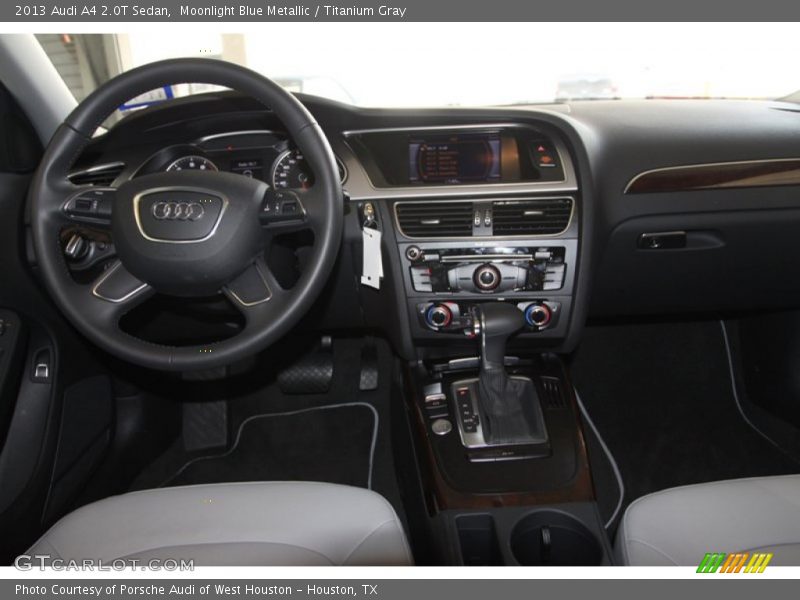Moonlight Blue Metallic / Titanium Gray 2013 Audi A4 2.0T Sedan