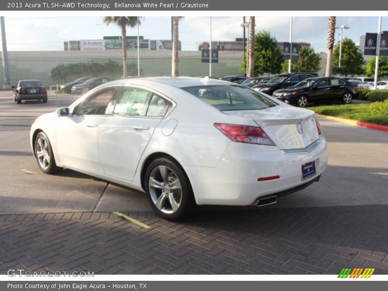 Bellanova White Pearl / Graystone 2013 Acura TL SH-AWD Technology
