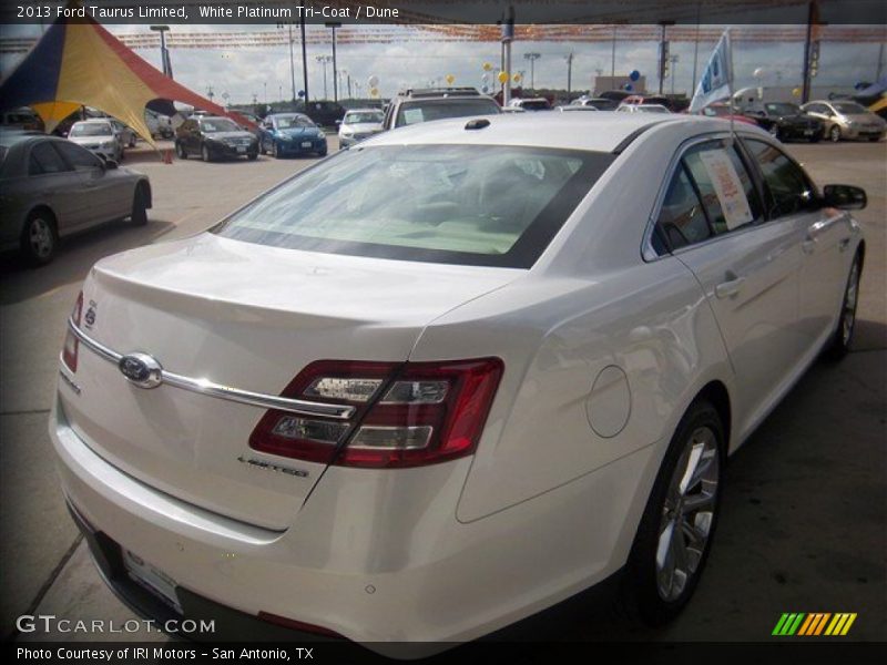 White Platinum Tri-Coat / Dune 2013 Ford Taurus Limited