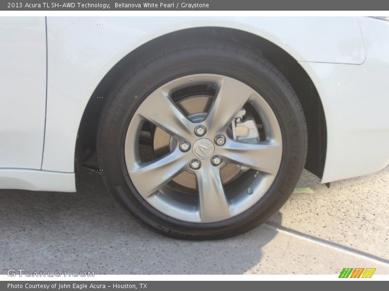 Bellanova White Pearl / Graystone 2013 Acura TL SH-AWD Technology