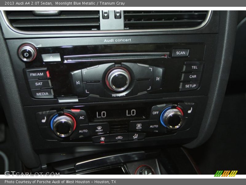 Moonlight Blue Metallic / Titanium Gray 2013 Audi A4 2.0T Sedan