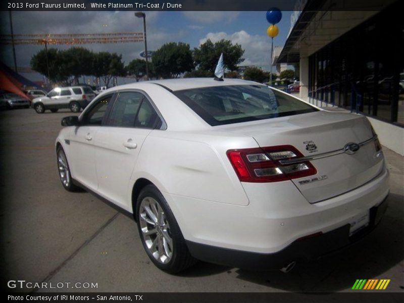 White Platinum Tri-Coat / Dune 2013 Ford Taurus Limited