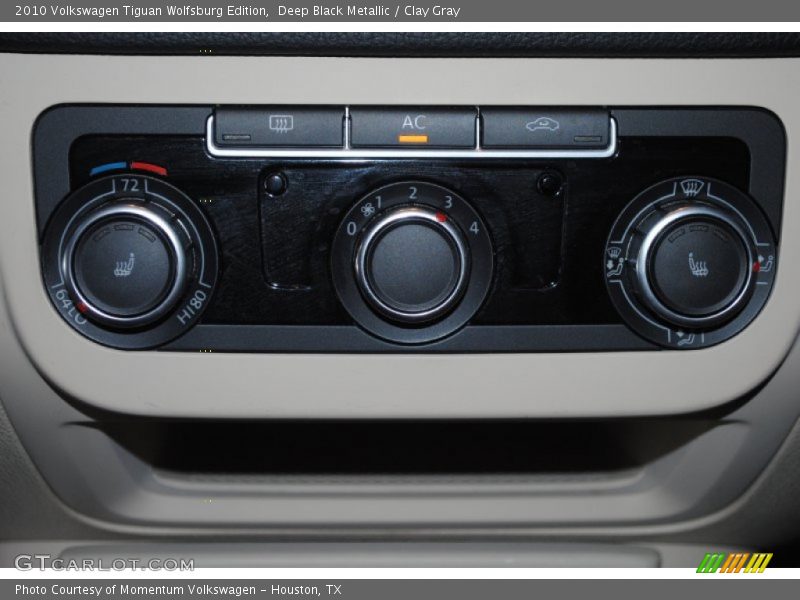 Deep Black Metallic / Clay Gray 2010 Volkswagen Tiguan Wolfsburg Edition