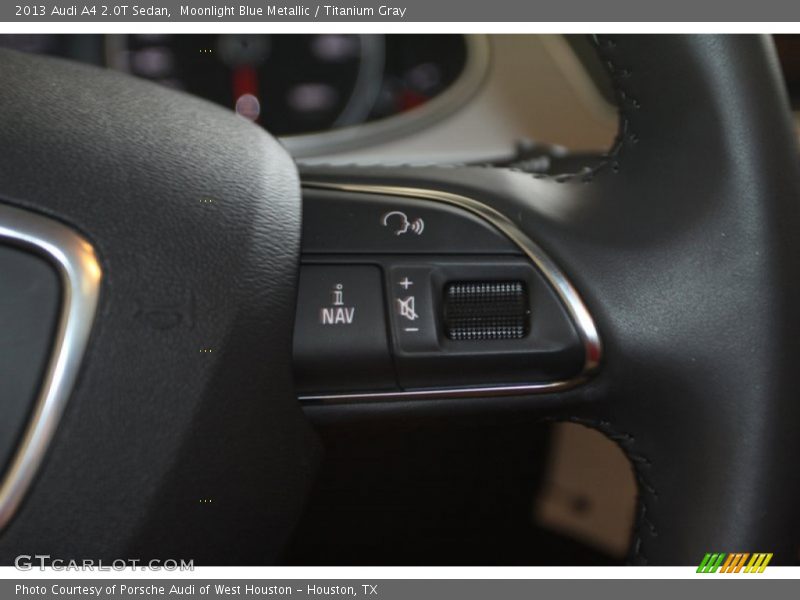 Moonlight Blue Metallic / Titanium Gray 2013 Audi A4 2.0T Sedan