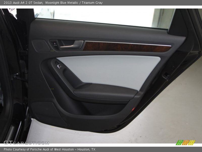 Moonlight Blue Metallic / Titanium Gray 2013 Audi A4 2.0T Sedan