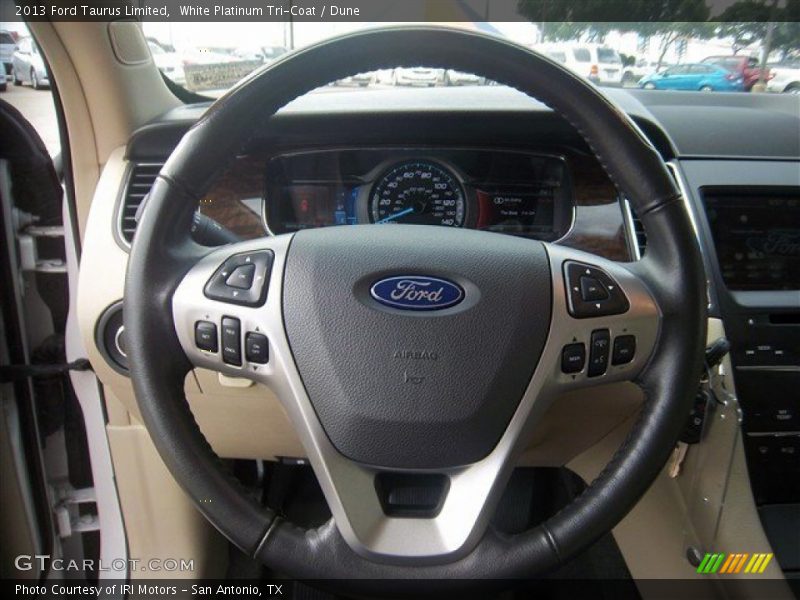 White Platinum Tri-Coat / Dune 2013 Ford Taurus Limited