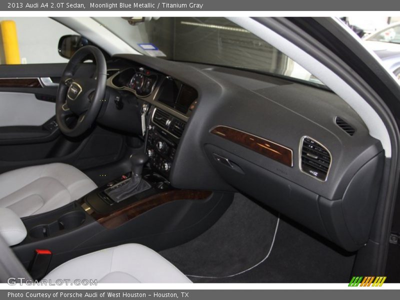 Moonlight Blue Metallic / Titanium Gray 2013 Audi A4 2.0T Sedan