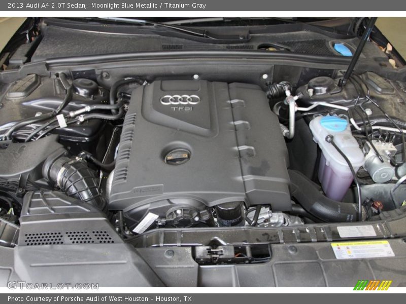 Moonlight Blue Metallic / Titanium Gray 2013 Audi A4 2.0T Sedan