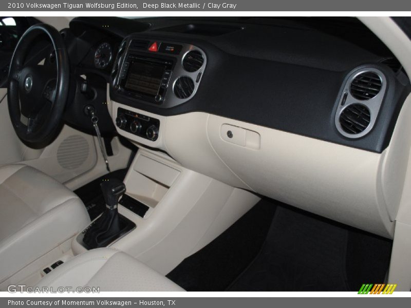 Deep Black Metallic / Clay Gray 2010 Volkswagen Tiguan Wolfsburg Edition