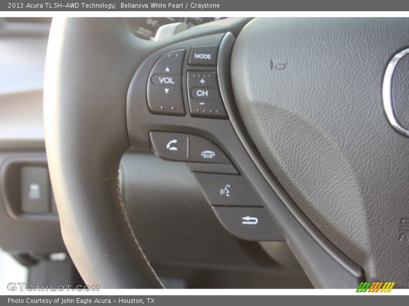 Bellanova White Pearl / Graystone 2013 Acura TL SH-AWD Technology