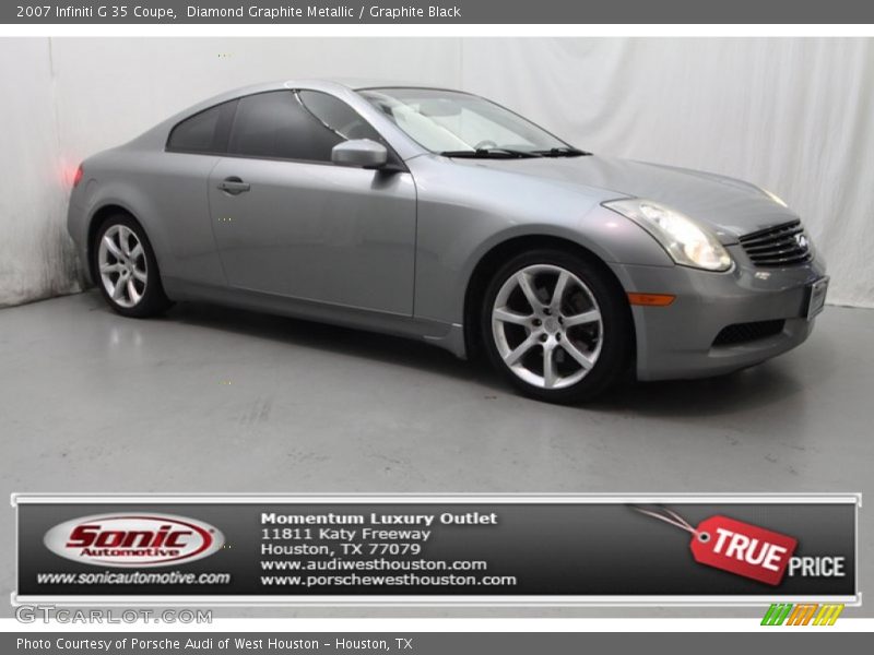 Diamond Graphite Metallic / Graphite Black 2007 Infiniti G 35 Coupe