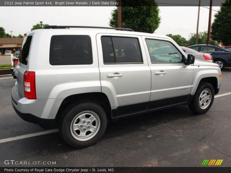 Bright Silver Metallic / Dark Slate Gray 2012 Jeep Patriot Sport 4x4