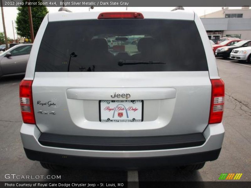 Bright Silver Metallic / Dark Slate Gray 2012 Jeep Patriot Sport 4x4