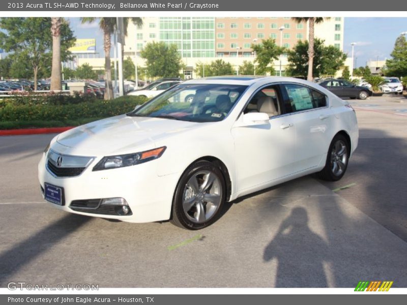 Bellanova White Pearl / Graystone 2013 Acura TL SH-AWD Technology