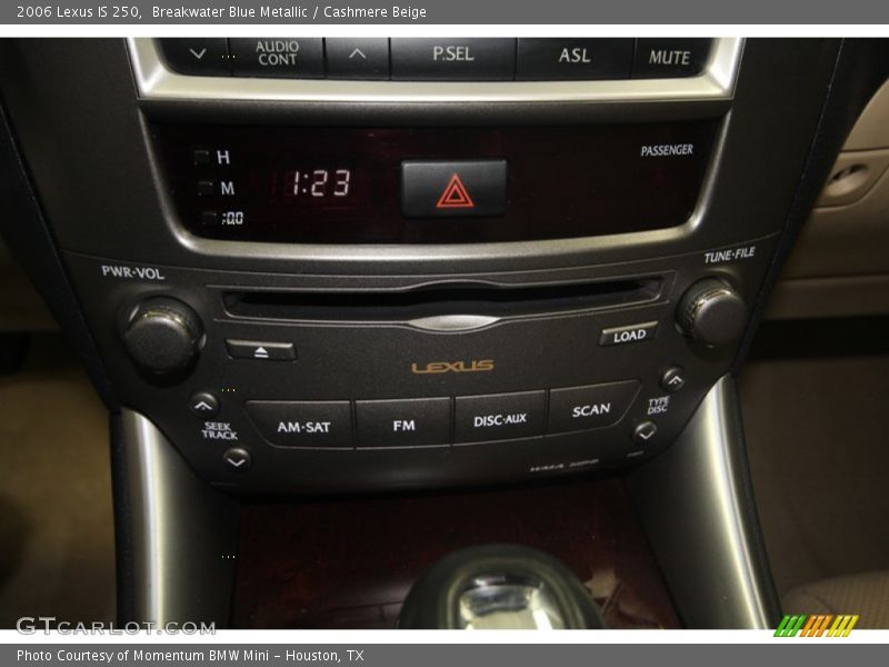 Breakwater Blue Metallic / Cashmere Beige 2006 Lexus IS 250