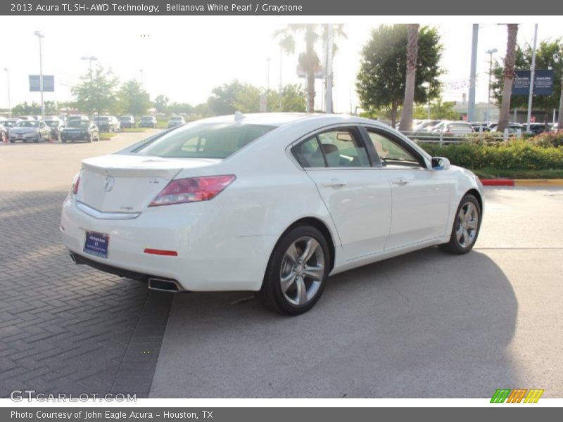 Bellanova White Pearl / Graystone 2013 Acura TL SH-AWD Technology
