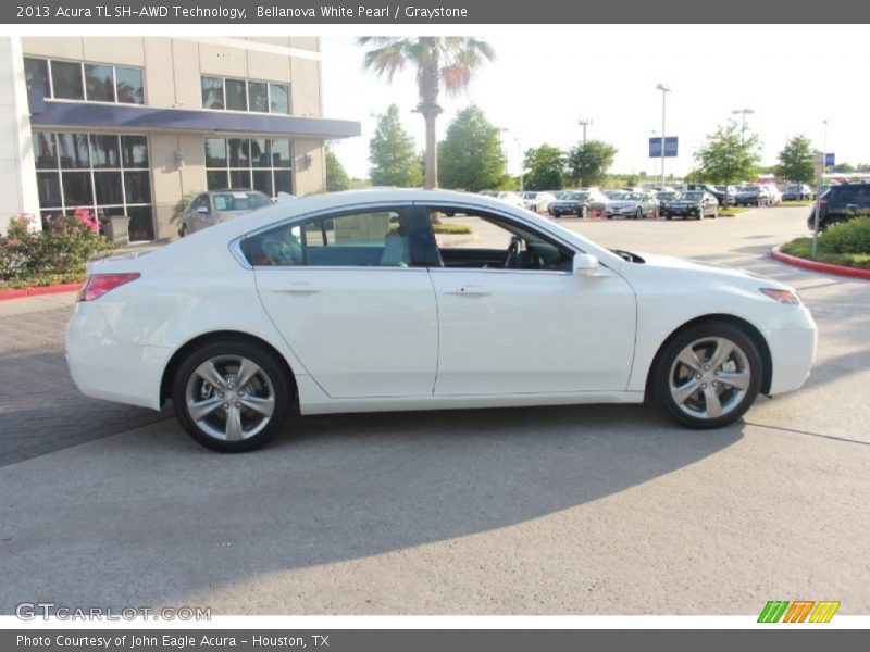 Bellanova White Pearl / Graystone 2013 Acura TL SH-AWD Technology