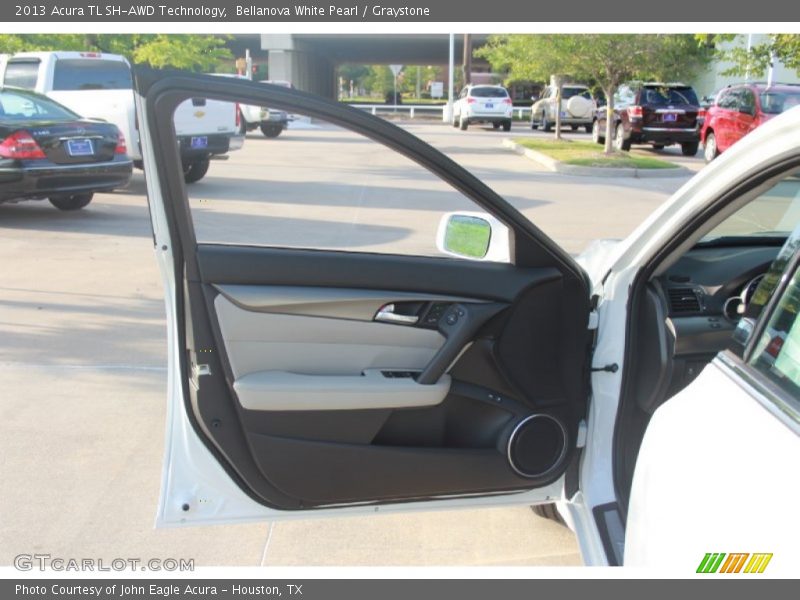 Bellanova White Pearl / Graystone 2013 Acura TL SH-AWD Technology