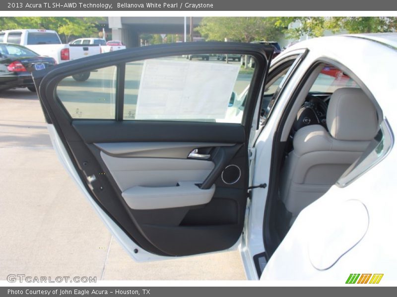 Bellanova White Pearl / Graystone 2013 Acura TL SH-AWD Technology
