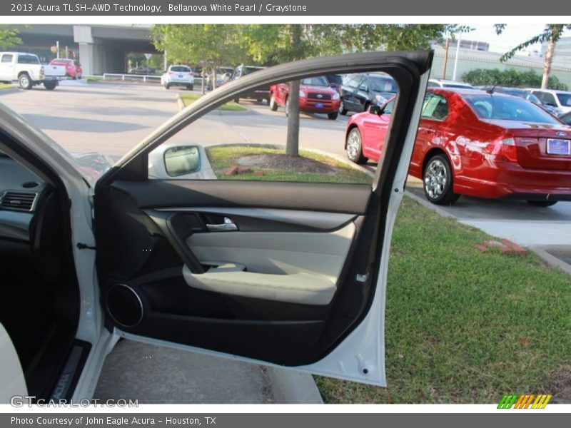 Bellanova White Pearl / Graystone 2013 Acura TL SH-AWD Technology
