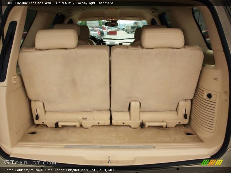 Gold Mist / Cocoa/Light Cashmere 2008 Cadillac Escalade AWD