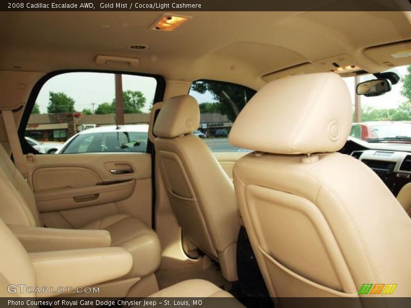 Gold Mist / Cocoa/Light Cashmere 2008 Cadillac Escalade AWD