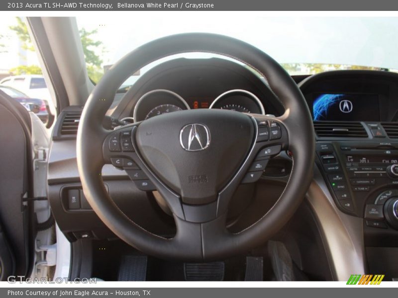 Bellanova White Pearl / Graystone 2013 Acura TL SH-AWD Technology